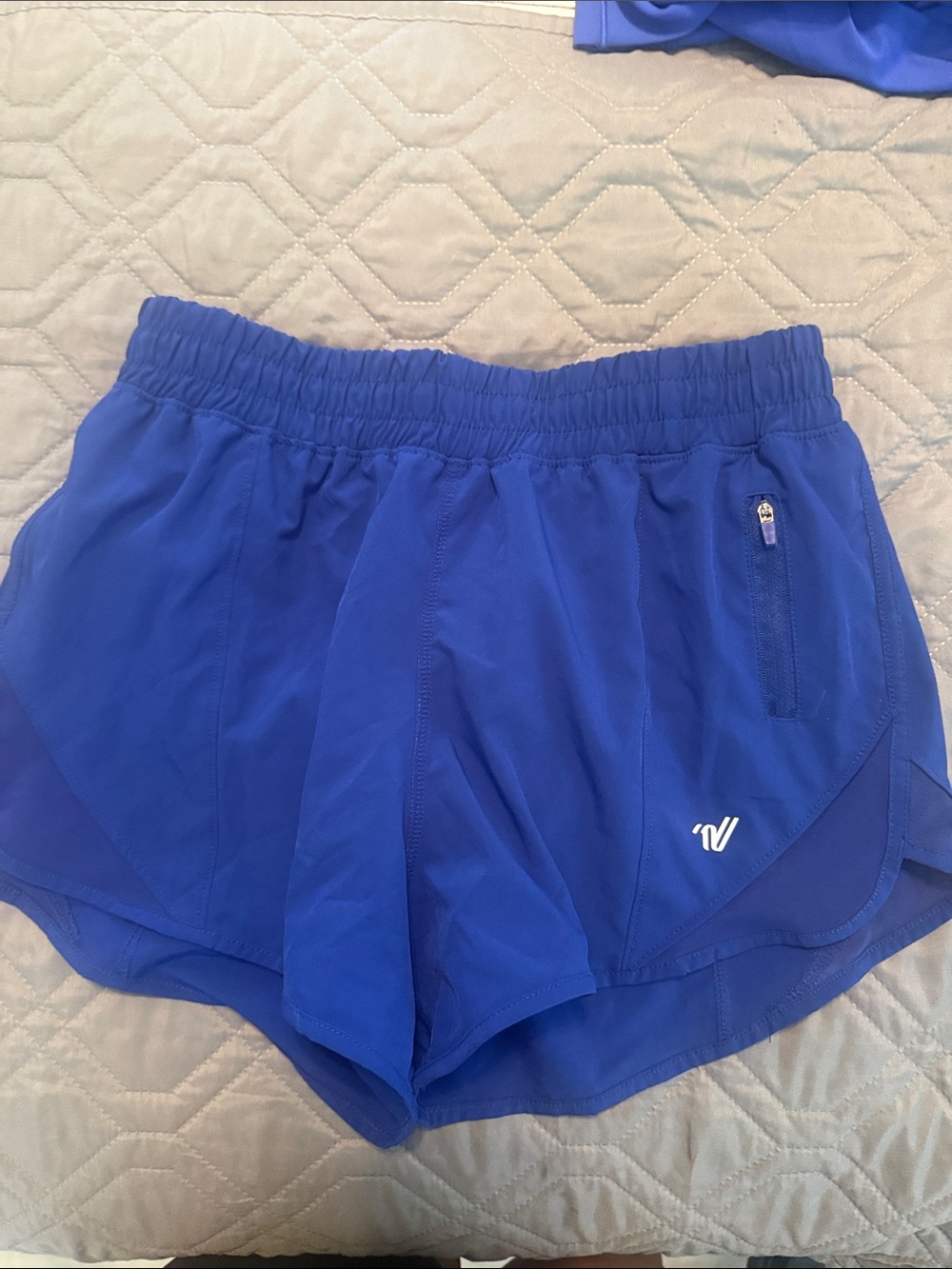 Varsity Royal Blue Women's Athletic Running Shorts